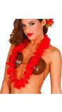 Felrode Hawaii Ketting