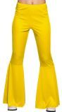 Flarebroek Dames Geel