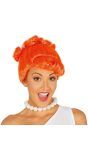 Flint Stones Wilma Pruik Oranje