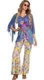 Flower Power Hippie Kostuum Dames