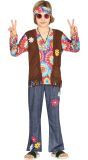 Flower Power Hippie Sliertjes Kostuum Jongen