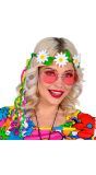 Flower Power Hoofdband met Lintjes