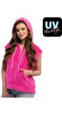 Fluffy Bodywarmer Neonroze Dames Festival