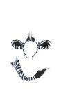Fluffy Zebra Accessoire Set
