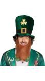 Fluwelen Leprechaun Hoed met Baard
