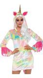 Fluwelen Unicorn Kostuum