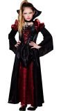 Fluwelen Vampier Koningin Jurk Meisjes