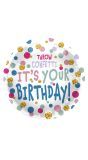 Folieballon Confetti Birthday