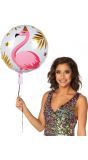 Folieballon Dubbelzijdig Flamingo