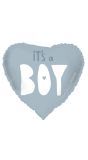 Folieballon Hartvormig Baby Boy