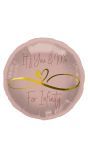 Folieballon Infinity Roze