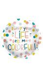 Folieballon met Confetti