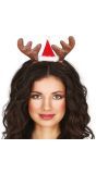 Foute Kerst Haarband Rendier Glitters