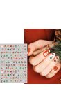 Foute Kerst Nagel Stickers Hip