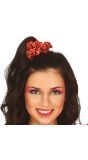 Foute Kerst Scrunchie Rood