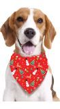 Foute Kerst Sjaal voor Honden Rood