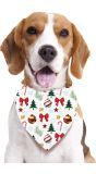 Foute Kerst Sjaal voor Honden Wit