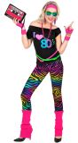 Foute Party 80's Neon Kostuum Dames