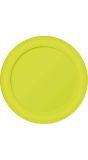 Foute Party Neon Gele Wegwerp Bordjes