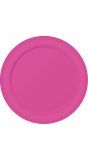 Foute Party Neon Roze Wegwerp Bordjes