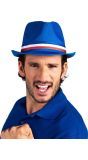 Frankrijk Voetbal Supporter Fedora Blauw