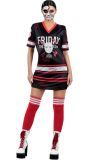 Friday The 13Th Dames Kostuum Zwart