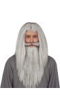 Gandalf Tovenaar Pruik met Baard