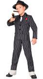 Gangster Kostuum Carnaval Zwart Jongens