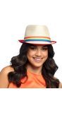Gay Pride Stro Fedora Hoed
