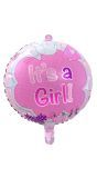 Geboorte Meisje Babyshower Folieballon