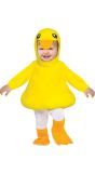 Geel Badeendje Baby Kostuum