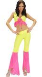 Geel-Roze Samba Top en Broek