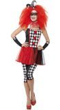 Gekke Harlekijn Kostuum Dames