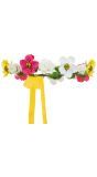 Gekleurde Bloemen Haarband met Lint