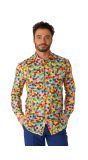 Gekleurde Confetti Opposuits Blouse