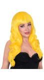 Gele Bella Pruik Dames