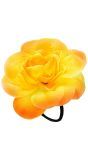 Gele Bloem Haarelastiek