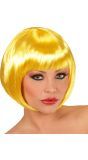Gele Boblijn Pruik