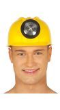 Gele Bouwvakkershelm met Licht