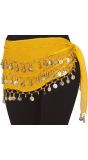 Gele Buikdanseressen Rok met Munten Dames