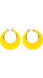 Gele Disco Oorbellen