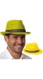 Gele Gangsterhoed voor Volwassenen