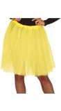 Gele Lange Tutu Dames 60cm