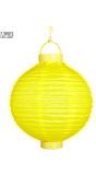 Gele Lantaarn met 2 Witte Led Lichten