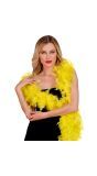 Gele Luxe Veren Boa 180cm