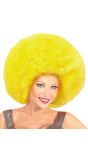 Gele Maxi Afro Pruik