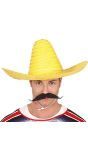 Gele Mexicaanse Sombrero Hoed