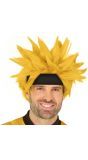 Gele Naruto Anime Pruik