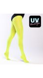 Gele Neon Opaque Panty Dames