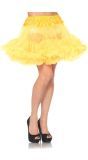 Gele Petticoat met Dubbele Ruche
